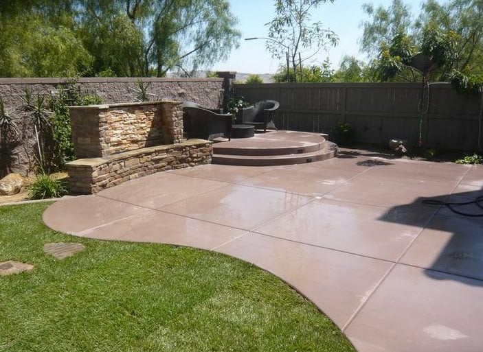 Clean concrete